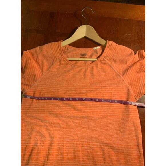 Patagonia activewear tee t-shirt orange exercise workout women's sz s - Picture 6 of 8